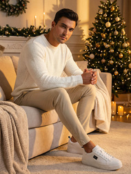 Pantalón chino de hombre beige OZONEE O/P4049Z