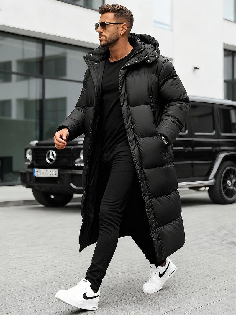 Chaqueta de hombre negra OZONEE O/M3202Z