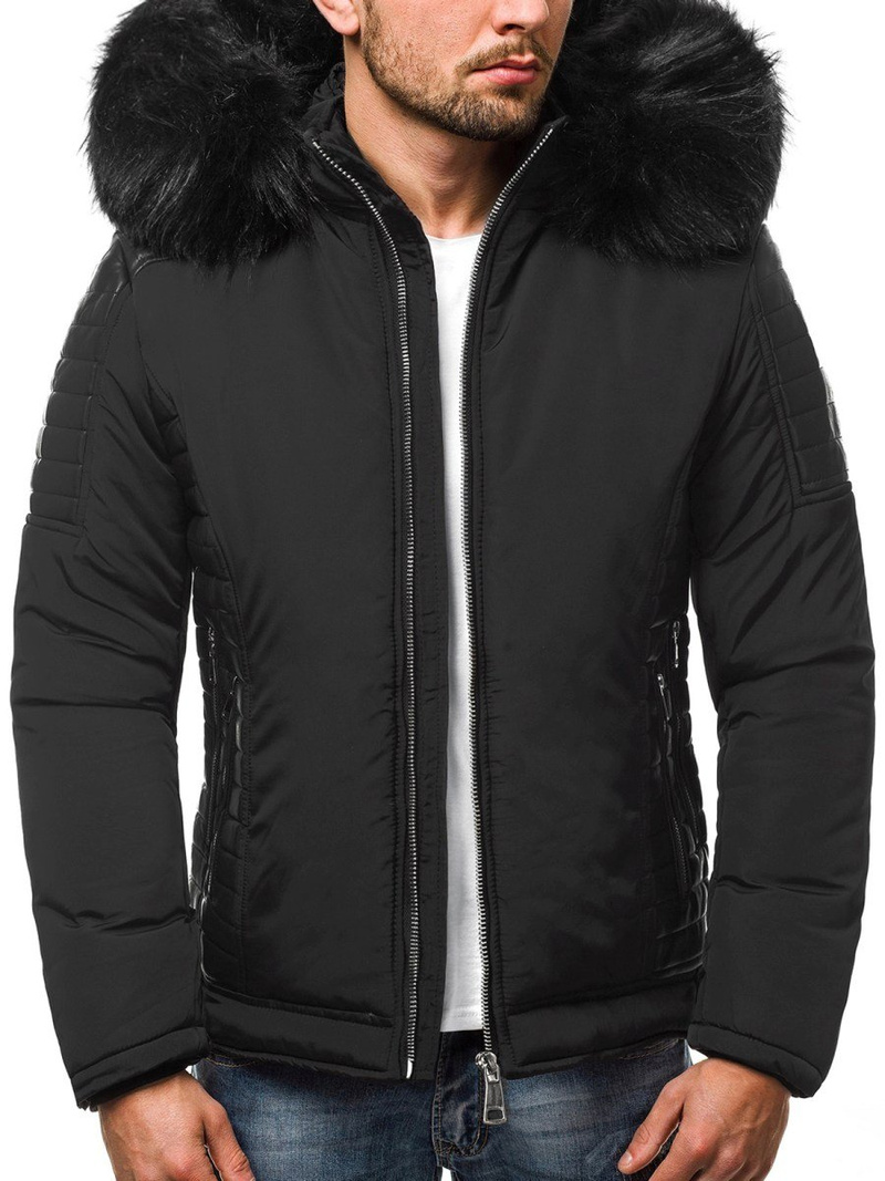 Chaqueta de hombre negra OZONEE O/88835