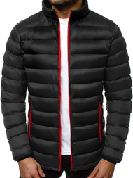 Chaqueta de hombre negra/2 OZONEE JB/JP1111