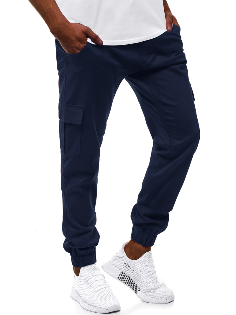 Pantalón jogger de hombre granate-oscuro OZONEE A/404