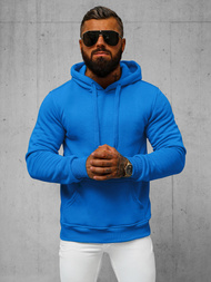 Sudadera de hombre azul OZONEE JS/2009Z 