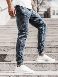Vaqueros jogger de hombre azul OZONEE JS/KK1027