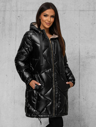 Chaqueta de mujer negra OZONEE JS/5M3189/392Z