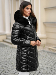 Chaqueta de mujer negro OZONEE JS/16M9100/392Z