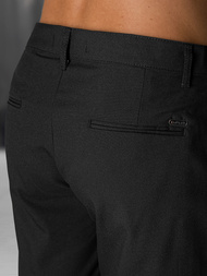 Pantalones cortos chinos de hombre negras OZONEE DJ/4400