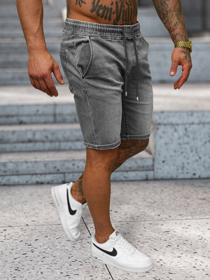 Pantalón corto de hombre gris OZONEE NB/MP0314GC