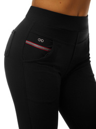 Leggings para mujer negras OZONEE JS/1040/B1