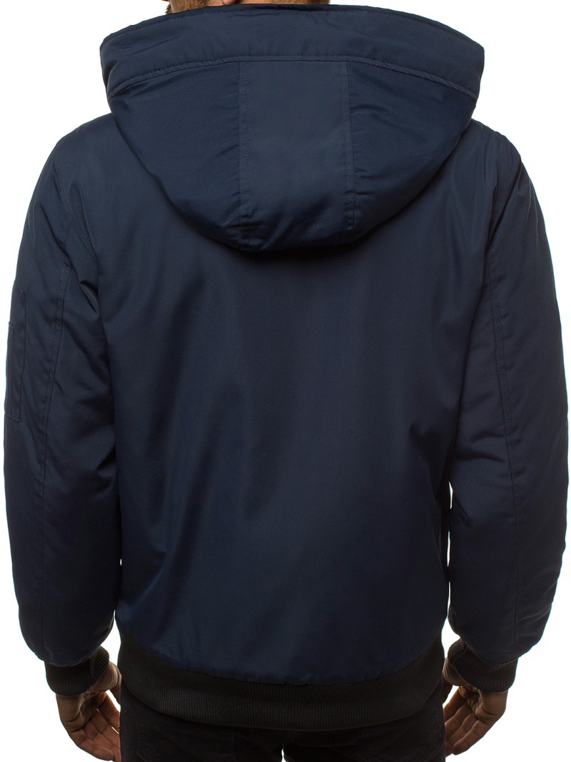 Chaqueta de hombre azul marino OZONEE JS/2019005