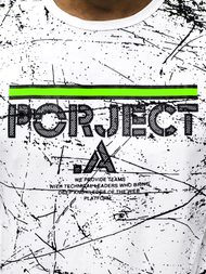 Camiseta de hombre blanca OZONEE JS/SS10917Z