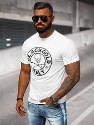 Camiseta de hombre blanco OZONEE NB/MT3074