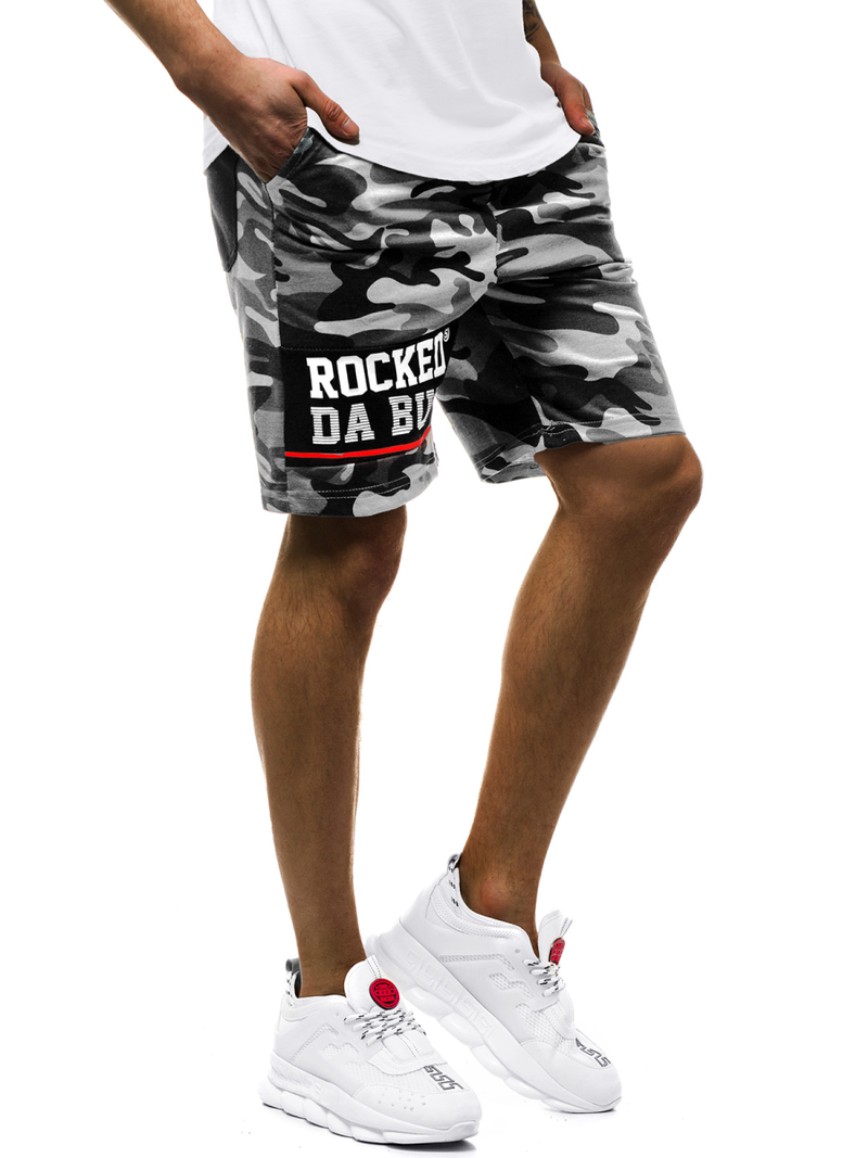 Pantalón corto de hombre gris JS/KK300161