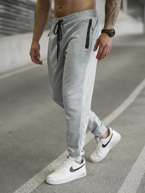 Pantalón de chándal de hombre gris OZONEE JS/17K1998/2