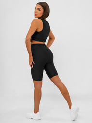 Leggins mujer cortos negros OZONEE JS/17K597/3