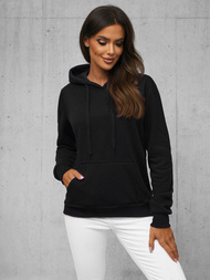 Sudadera de mujer negra OZONEE JS/W02Z