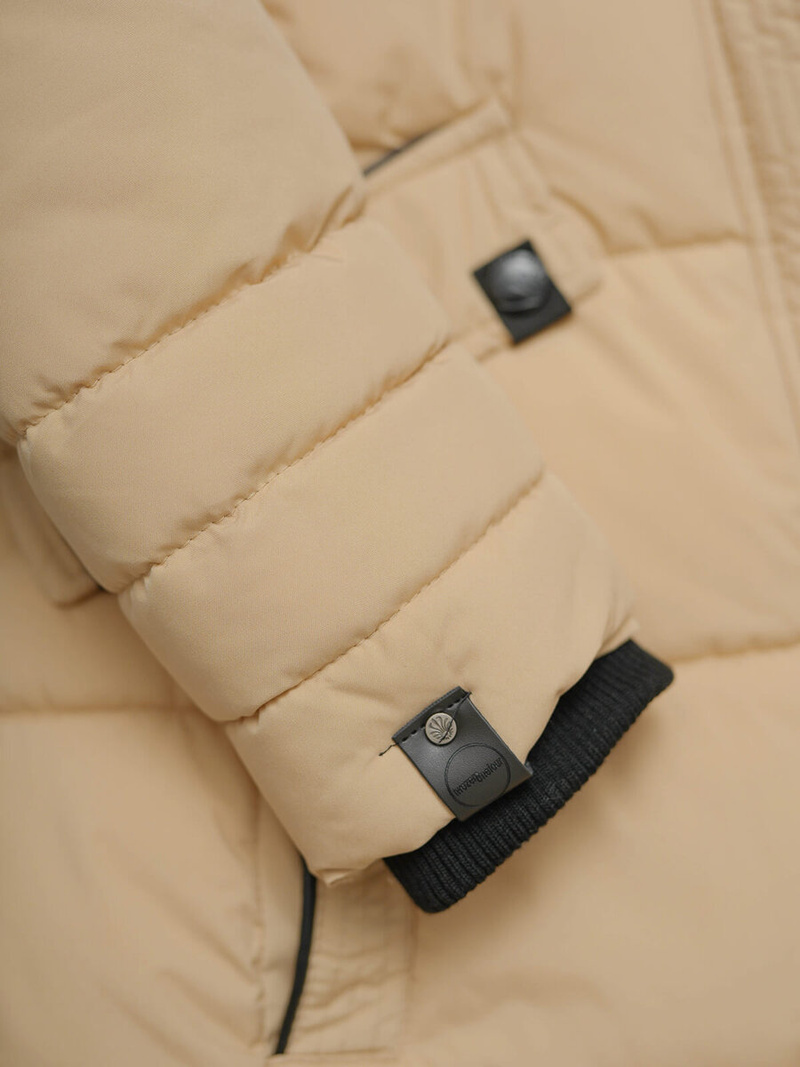 Chaqueta de mujer beige OZONEE O/W377