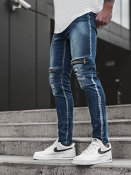 Vaqueros de hombre azul OZONEE G/1080