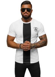 Camiseta de hombre blanco OZONEE O/L1184