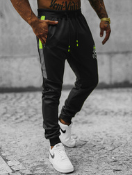 Pantalón de chándal de hombre negras OZONEE JS/K10250Z