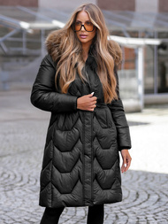 Chaqueta de mujer en negra OZONEE O/5M3229/392