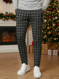 Pantalón chino de hombre negro OZONEE DJ/5515Z