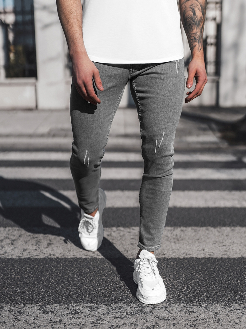 Vaqueros de hombre grafito OZONEE DO/2451