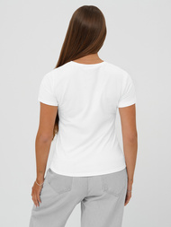 Camiseta de mujer blanco OZONEE JS/96T690/1