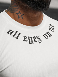 Camiseta de hombre blanco OZONEE O/T7256