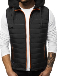 Chaleco de hombre negra OZONEE N/6102