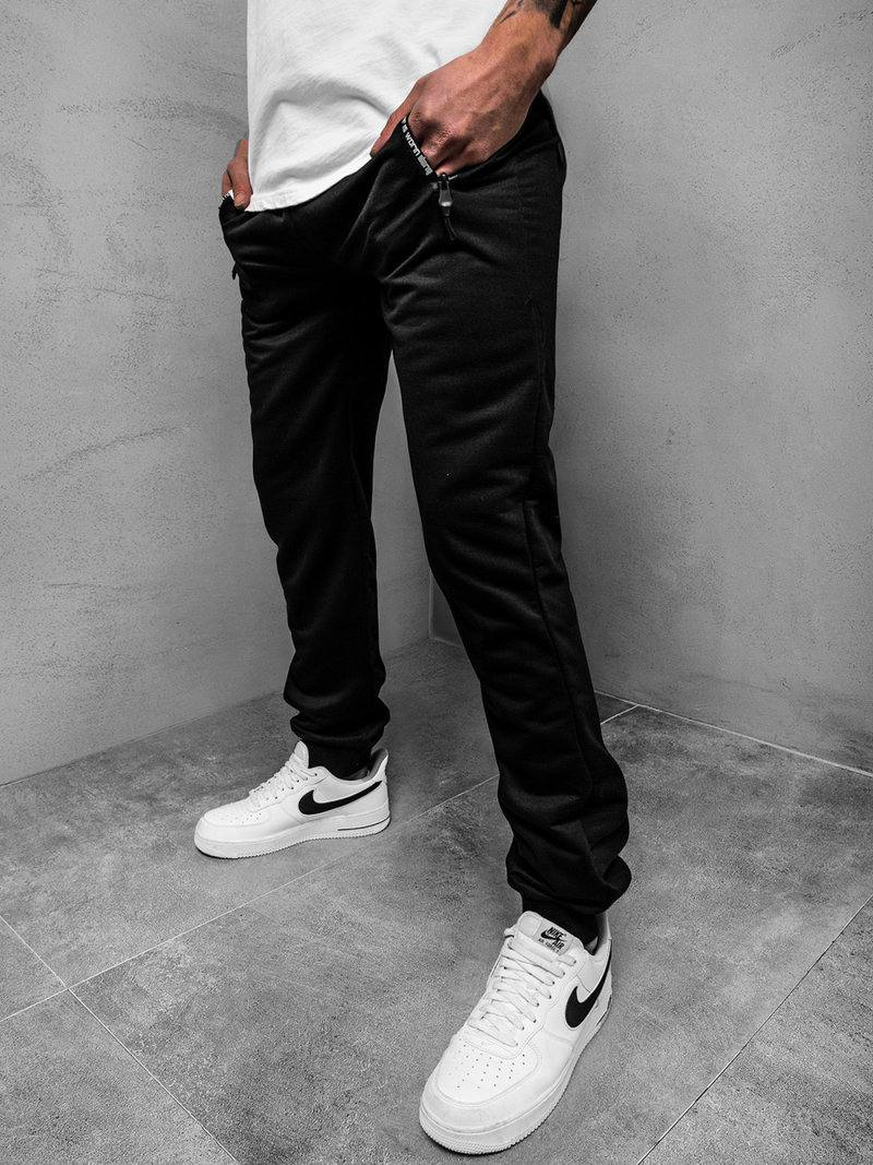 Pantalón de chándal de hombre negro JS/XW002SZ