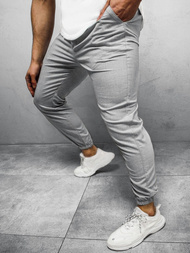 Pantalón chino de hombre gris OZONEE DJ/5539