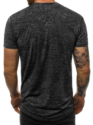 Camiseta de hombre negra OZONEE JS/S01Z