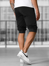 Pantalón corto de hombre negras OZONEE JS/XW07/3Z