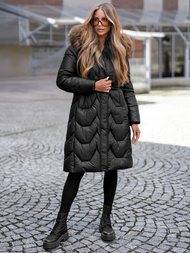 Chaqueta de mujer en negra OZONEE O/5M3229/392