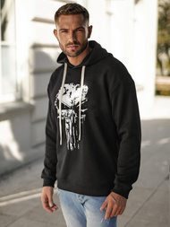 Sudadera de hombre negra OZONEE JS/65B3907/3