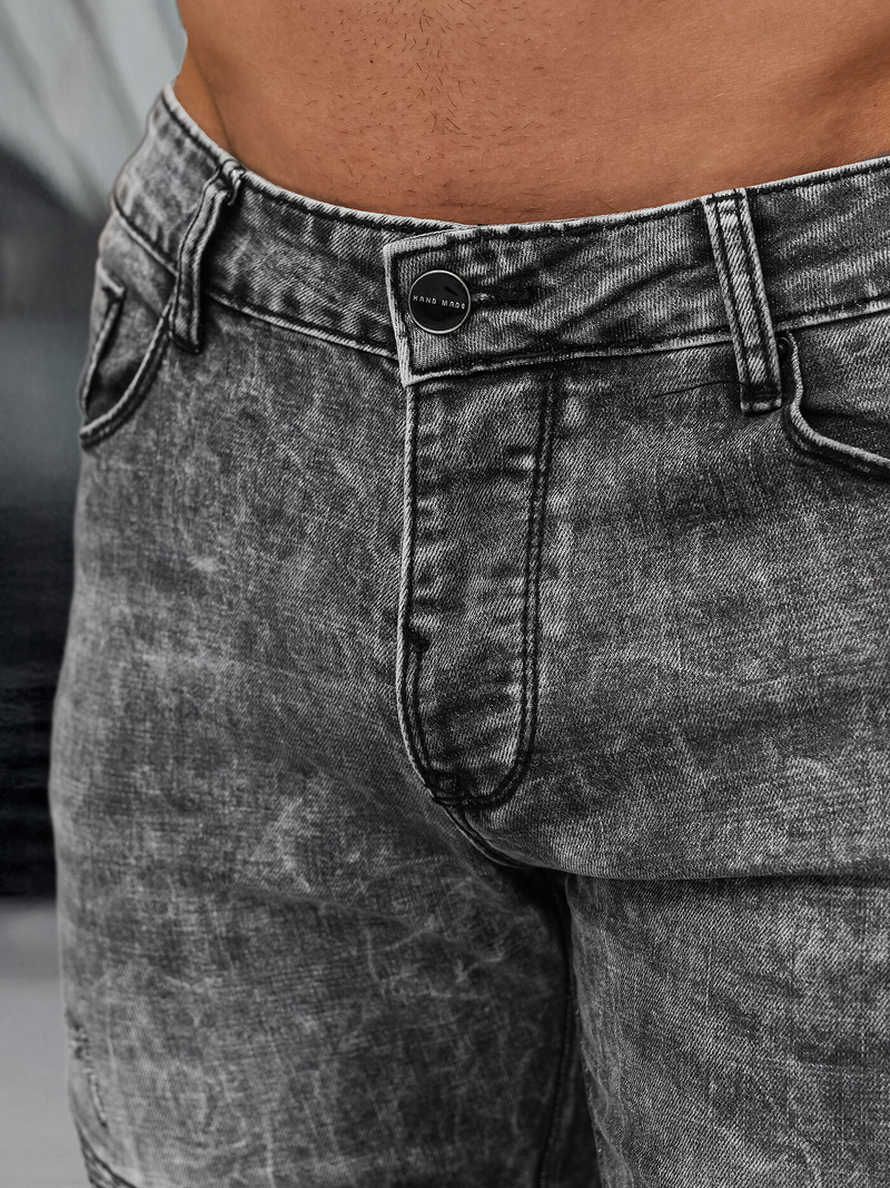 Vaqueros de hombre negras OZONEE NB/MP0069NZ