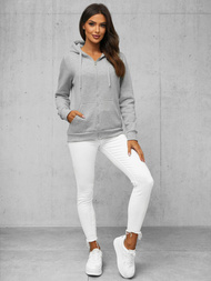 Sudadera de mujer gris OZONEE JS/W03Z