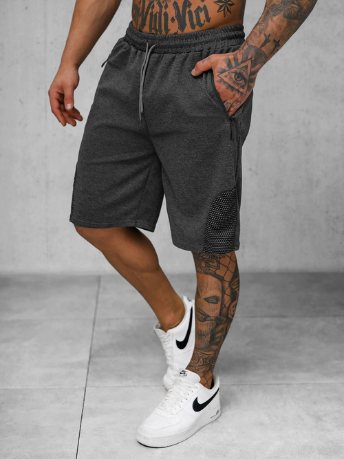 Pantalón corto de hombre grafito OZONEE JS/15K1827/5