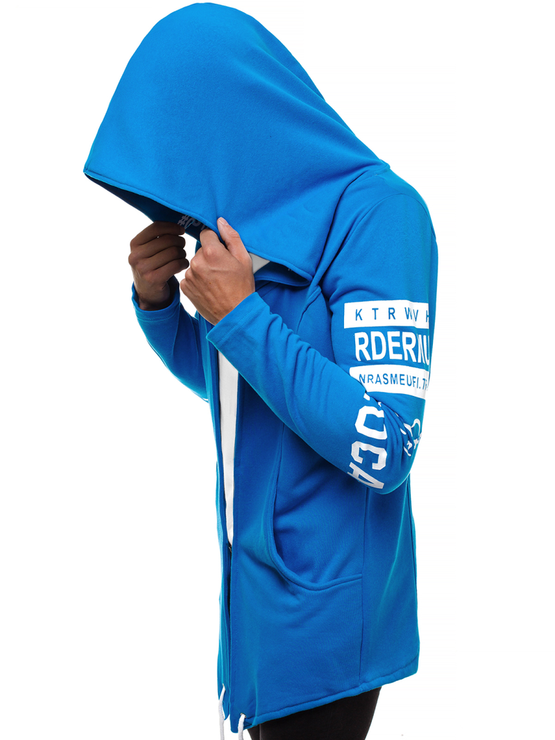 Sudadera de hombre azul OZONEE A/11110Z