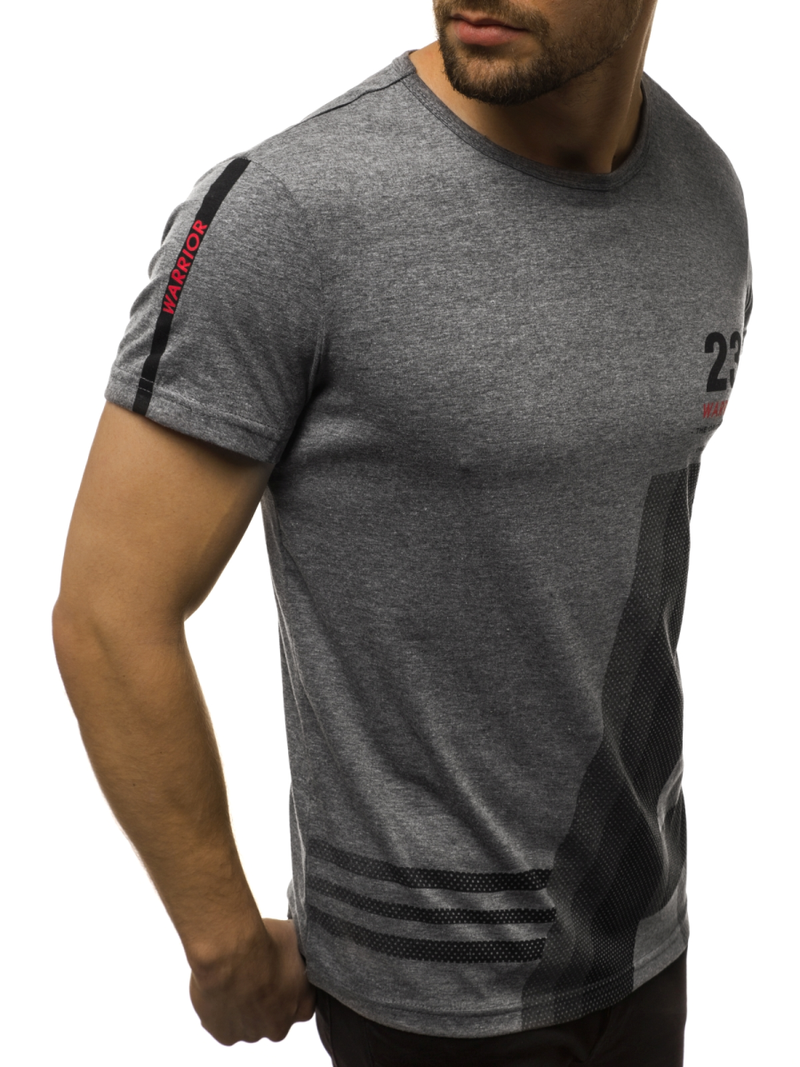 Camiseta de hombre grafita OZONEE JS/SS10932