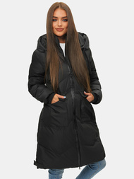 Chaqueta de mujer negra OZONEE JS/M735/392