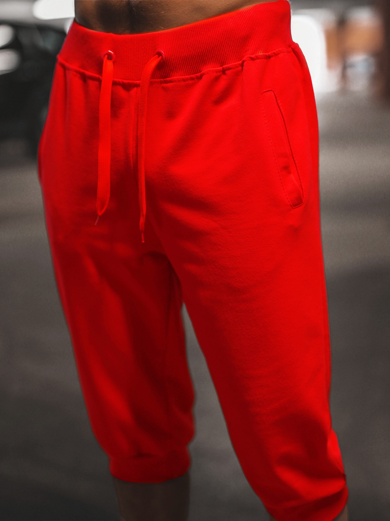Pantalón corto de hombre rojo OZONEE JS/XW07/18Z
