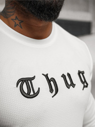 Sudadera de hombre blanca OZONEE O/T6612