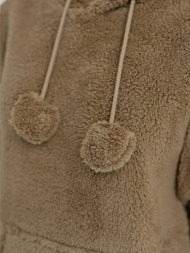 Sudadera de mujer camel OZONEE JS/HH192/157