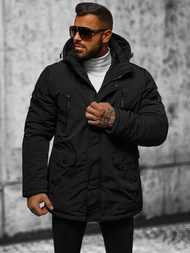 Chaqueta de hombre negra OZONEE JS/5M718/392