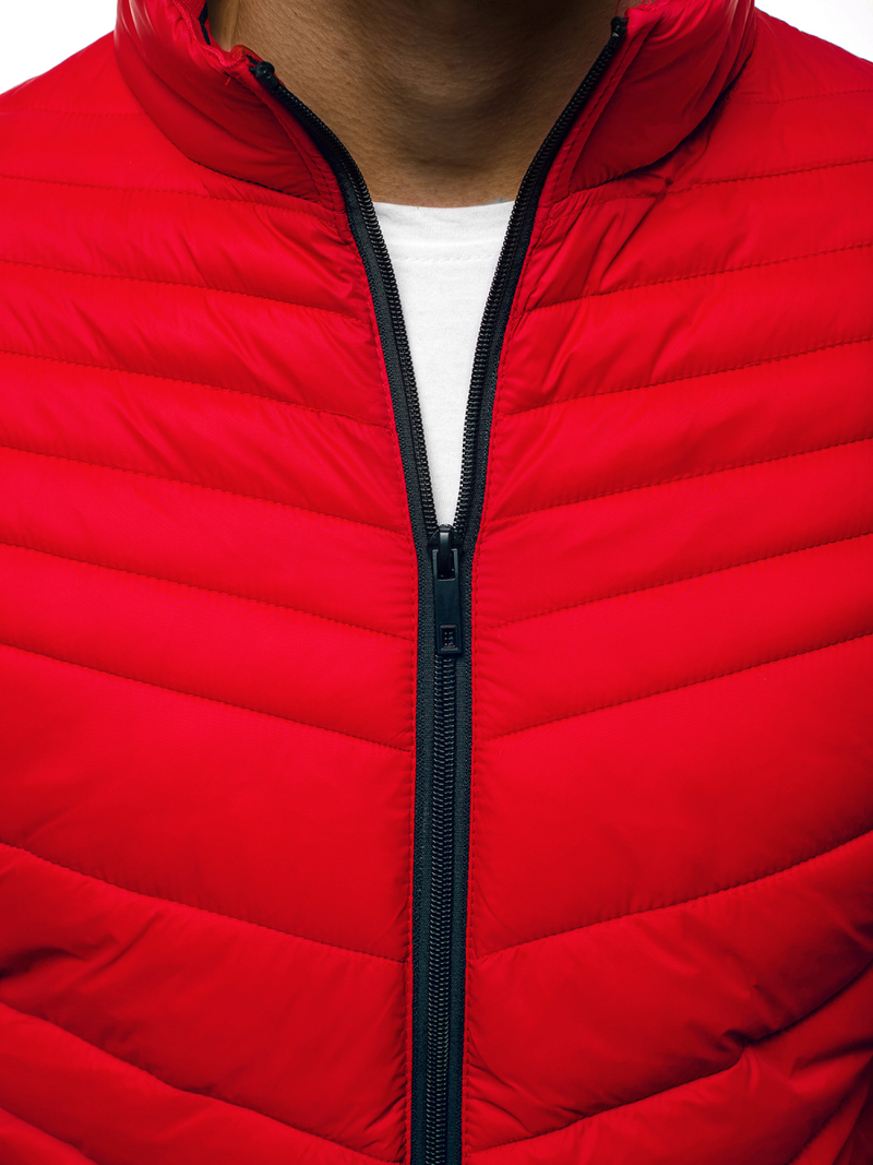 Chaqueta de hombre roja OZONEE JB/JP1137Z