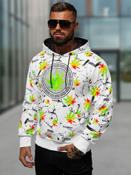 Sudadera de hombre blanca OZONEE O/HM650Z