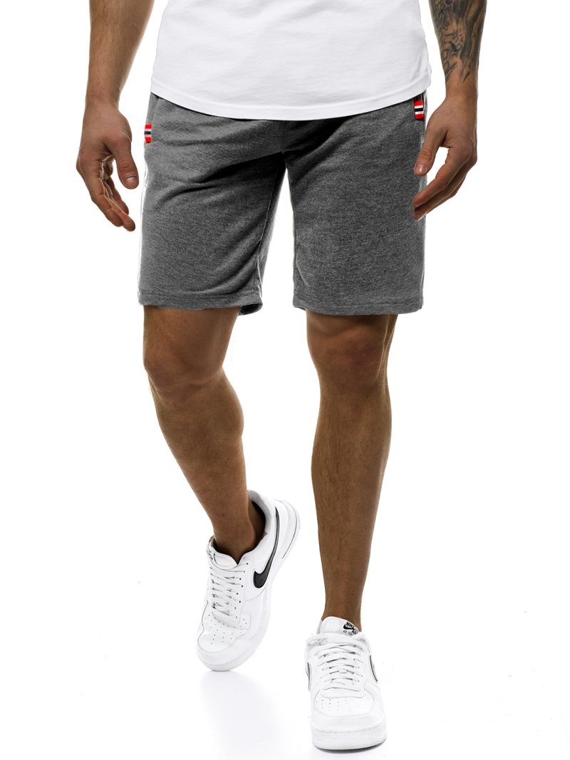 Pantalón corto de hombre gris oscuro JS/XW75