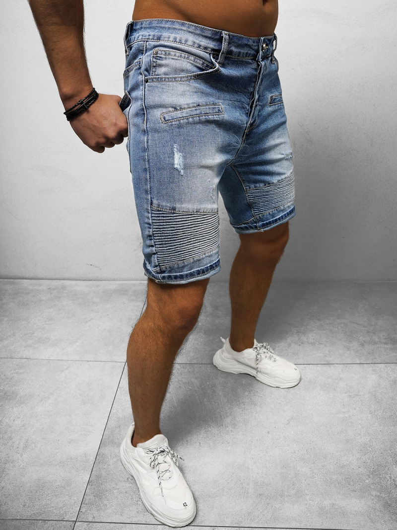 Pantalón corto de hombre azul OZONEE NB/MP0033B