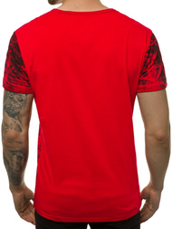 Camiseta de hombre roja OZONEE JS/SS10920
